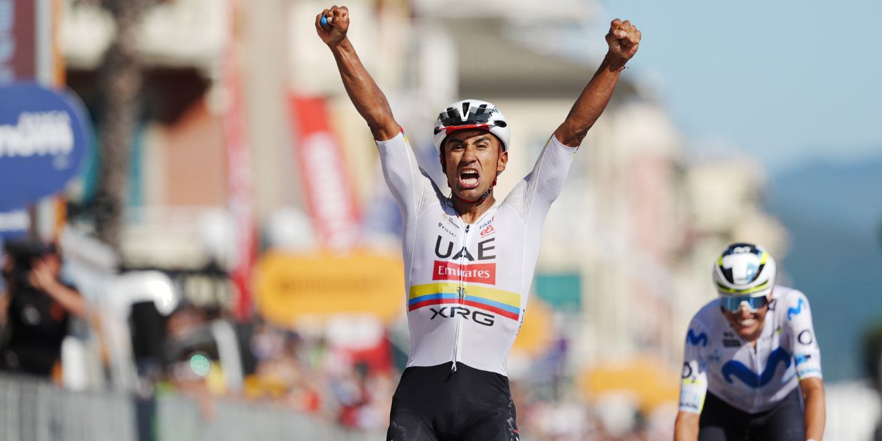 Ciclista Ecuatoriano Jonathan Narvàez gana la etapa 11 del Giro en Italia