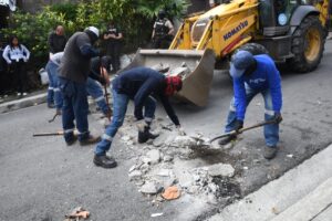 Operativo permitió retirar 20 reductores de velocidad antitécnicos en Nueva Prosperina