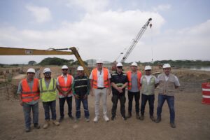 Construcción de la Planta de Tratamiento de Agua Potable de la parroquia La Puntilla alcanza el 45 % de avance en Samborondón