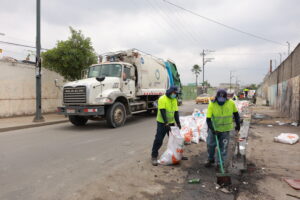 Recuperan espacio público en Bastión Popular tras intervención integral de limpieza