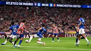 Atl. de Madrid derrota a Manchester United que mantiene la mala racha en Liga de Campeones