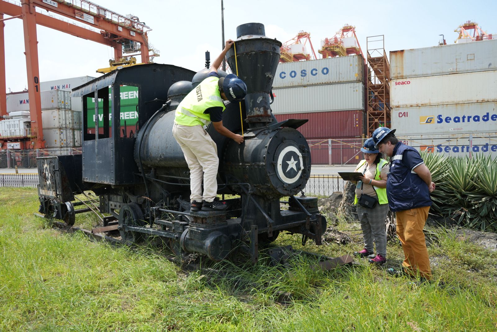 Acciones preventivas para proteger locomotora patrimonial del siglo XIX ante la llegada de El Niño