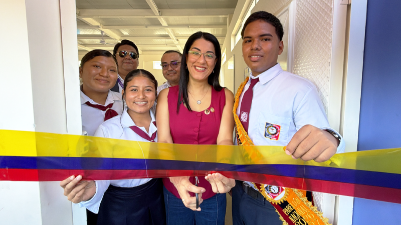 Gobierno Nacional fortaleció la infraestructura educativa en Guayas con una inversión superior a USD 150 mil